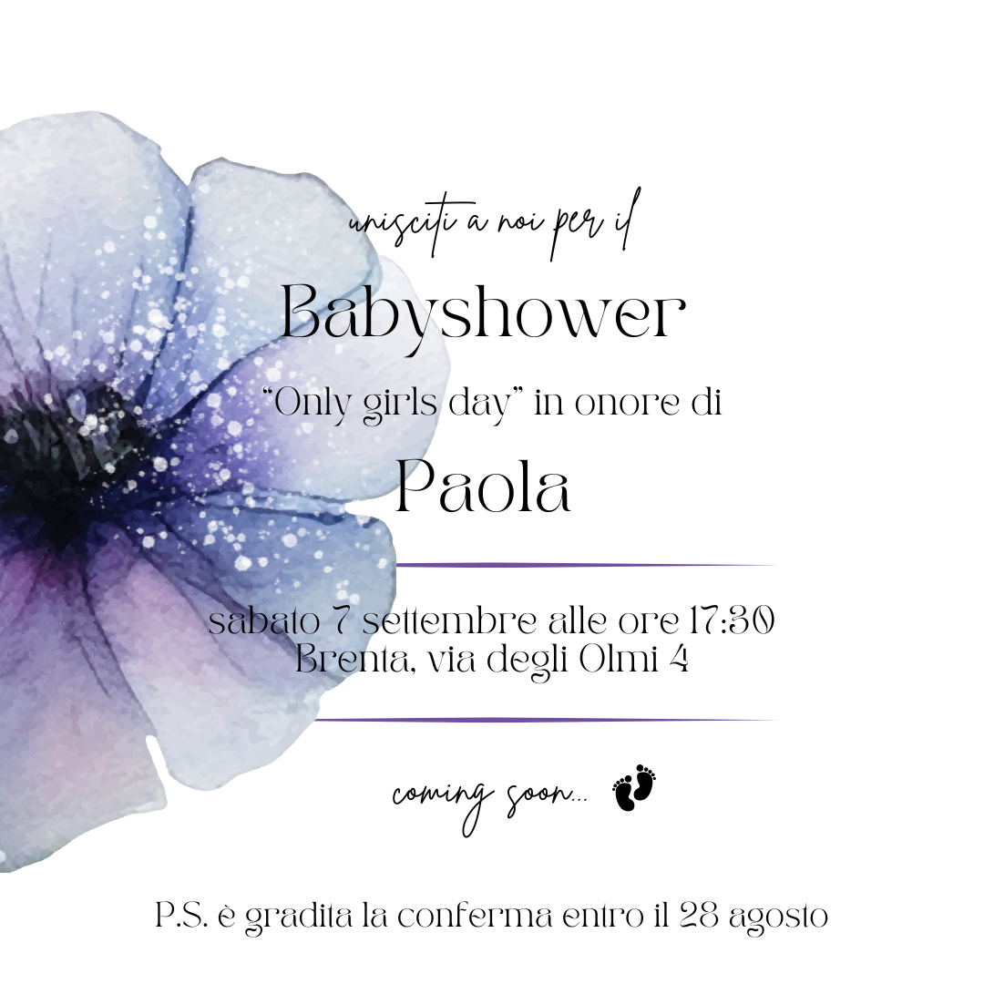 Inviti Originali per Baby Shower e Gender Reveal in Versione Digitale