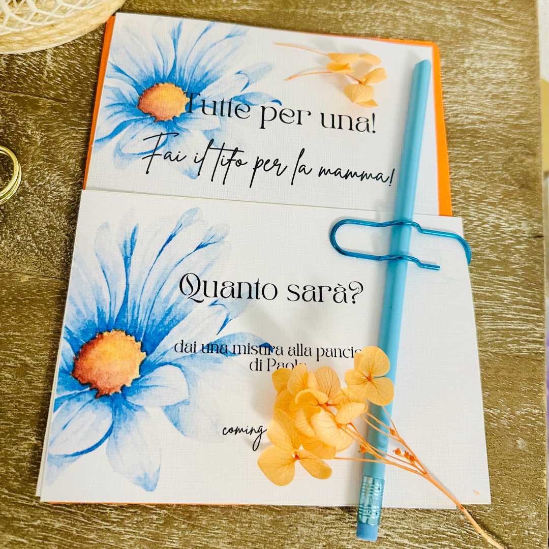 Inviti e giochi originali per baby shower