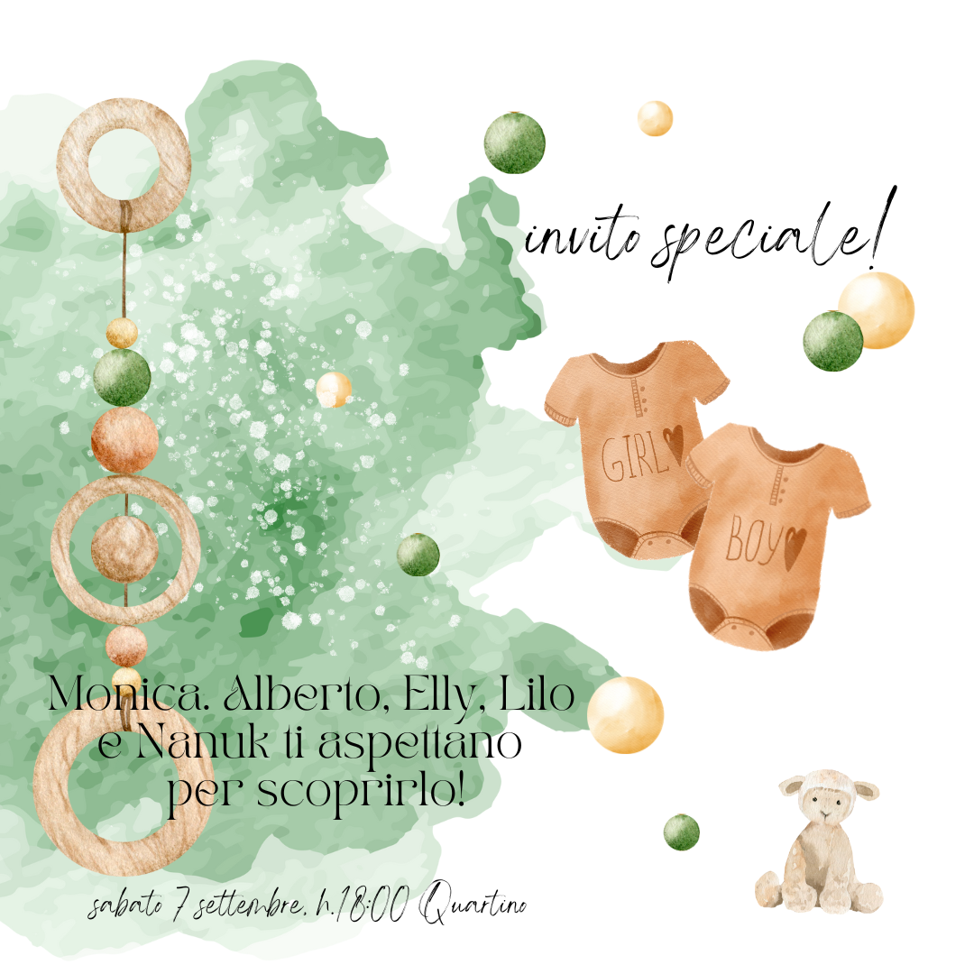 Inviti Originali per Baby Shower e Gender Reveal in Versione Digitale