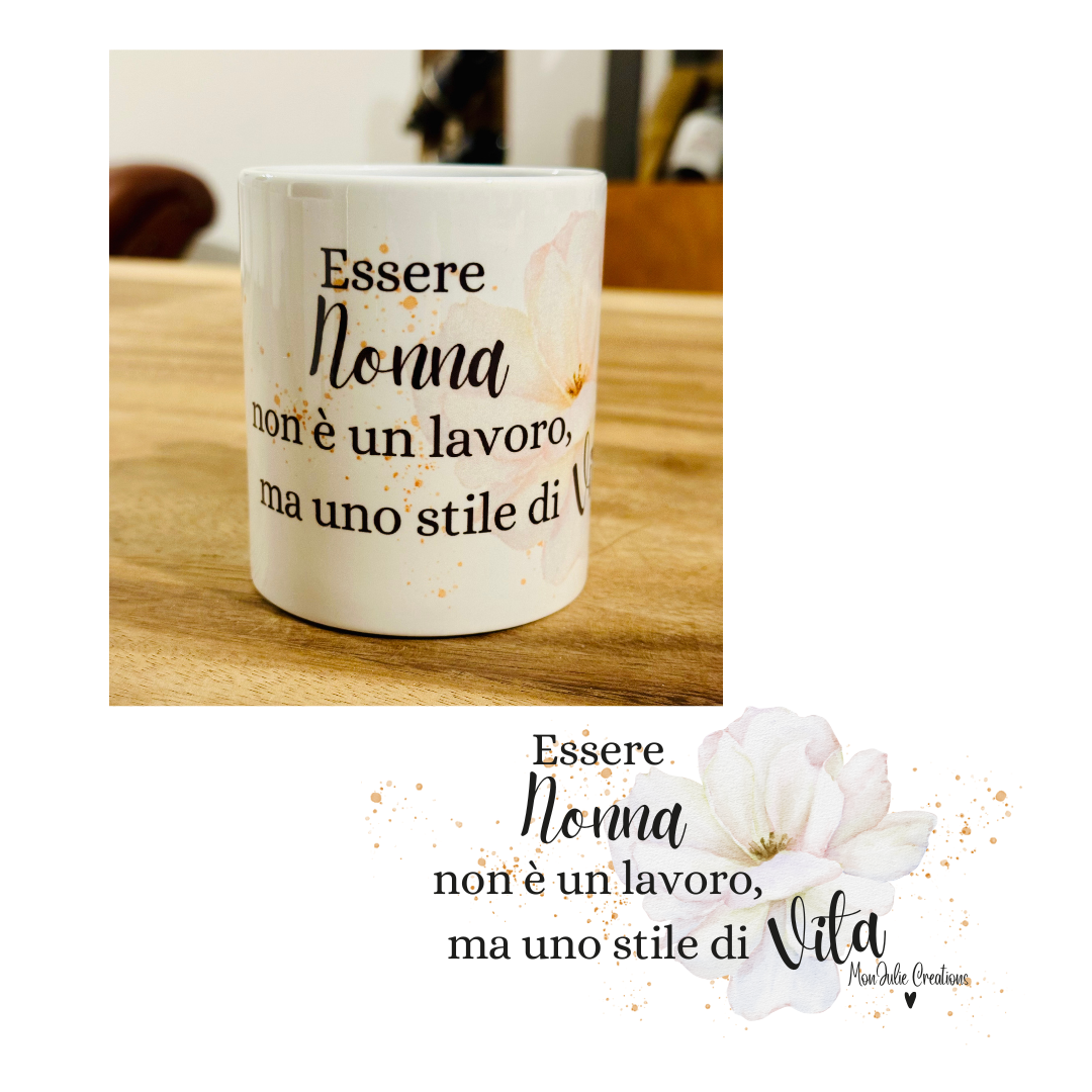 Tazza Mug per Nonno e Nonna Originale con Dedica