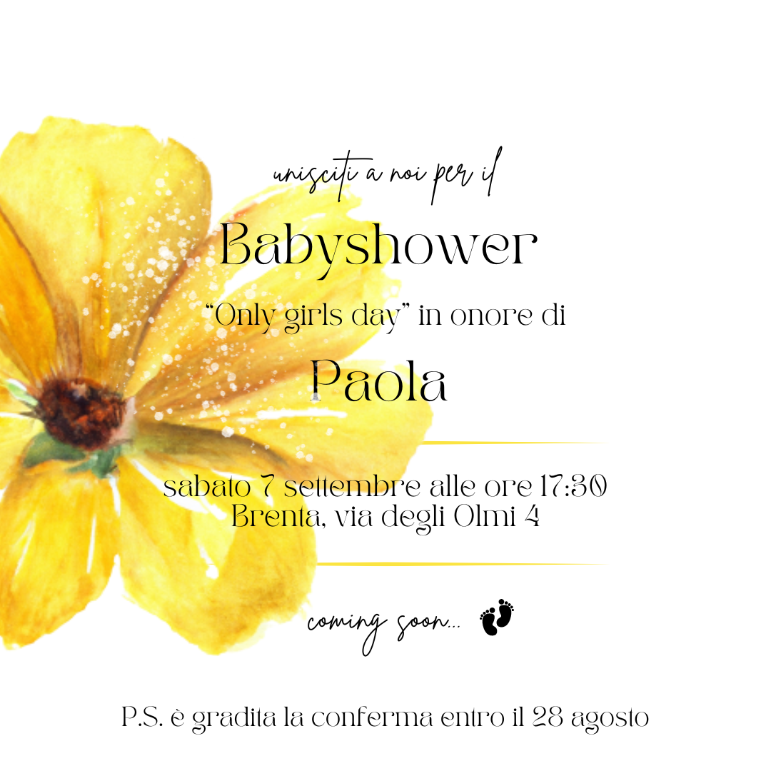 Inviti Originali per Baby Shower e Gender Reveal in Versione Digitale