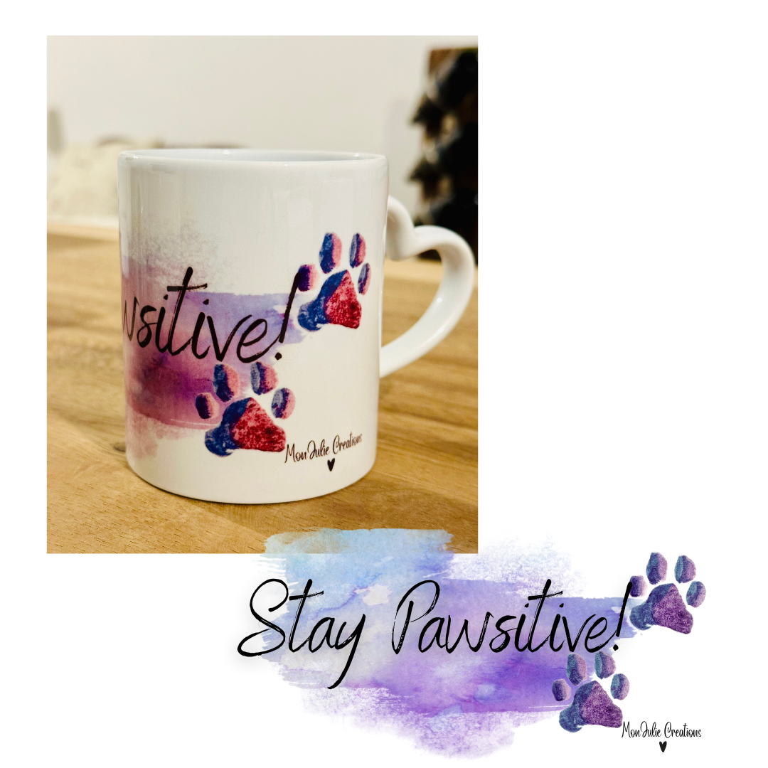 Tazza Mug con Zampe di Cane e Gatto Originale
