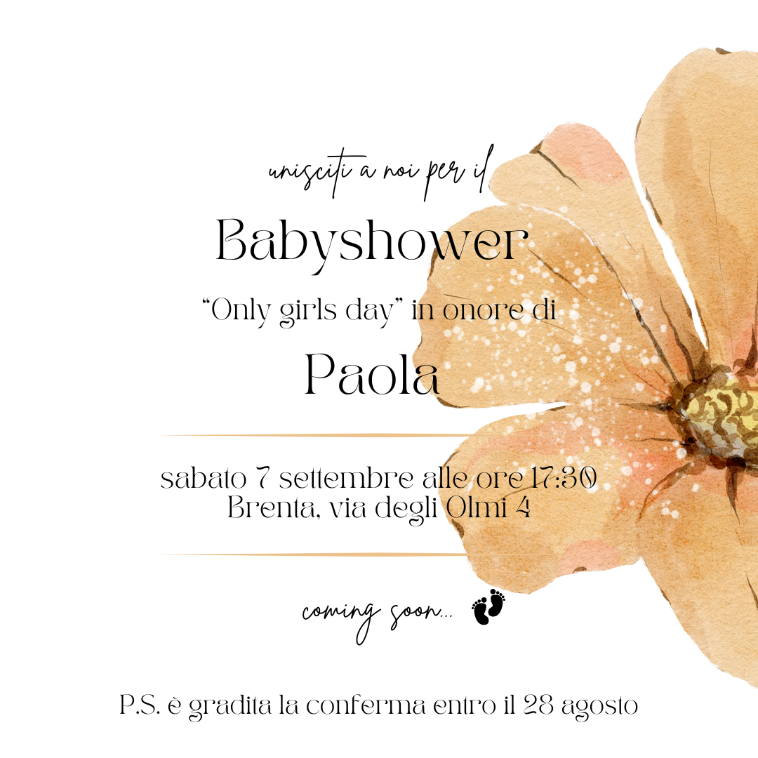 Inviti Originali per Baby Shower e Gender Reveal in Versione Digitale