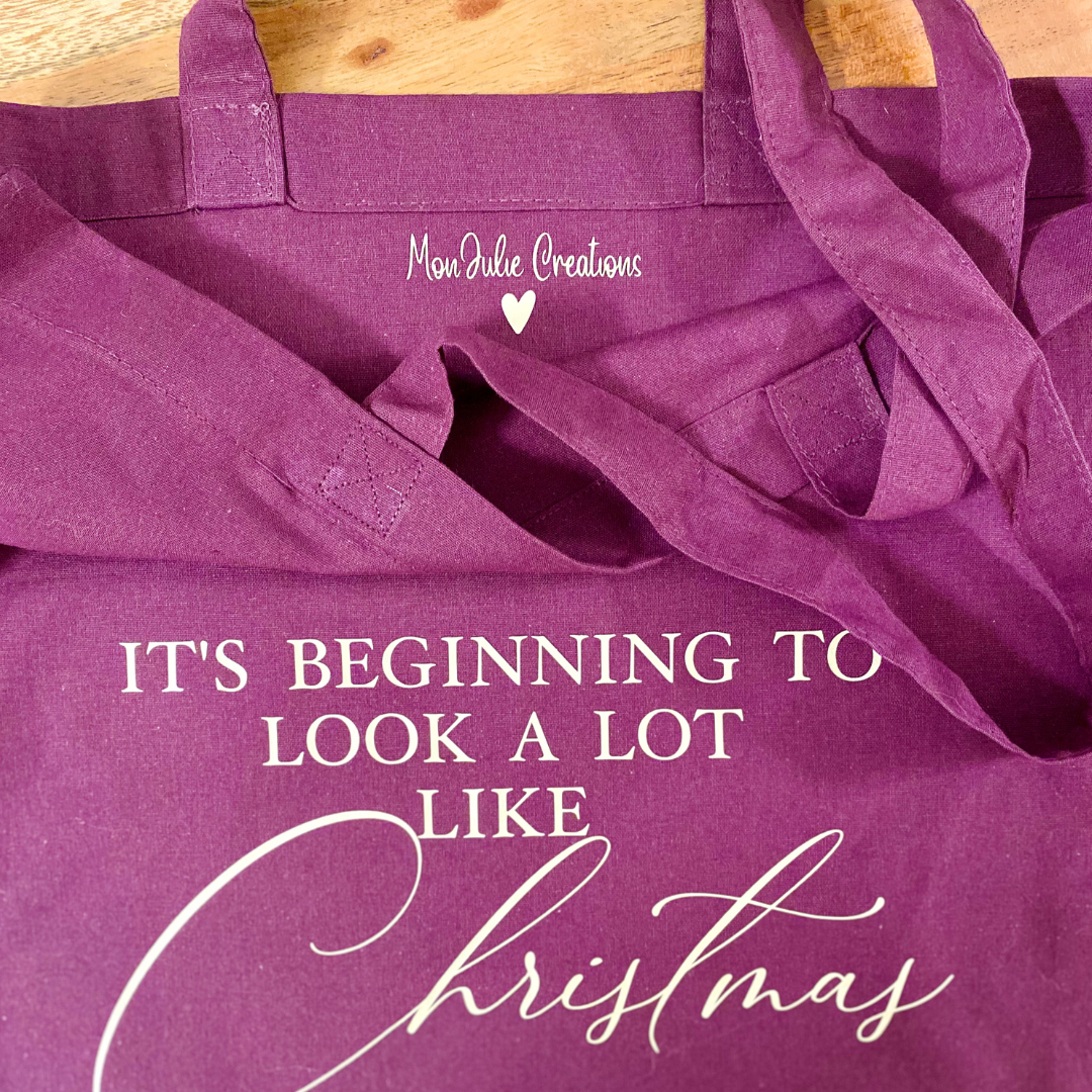 Tote Bags Natalizie con Scritte Originali