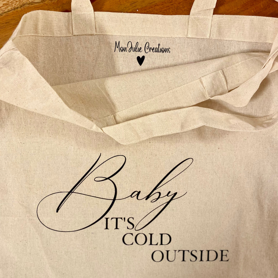 Tote Bags Natalizie con Scritte Originali