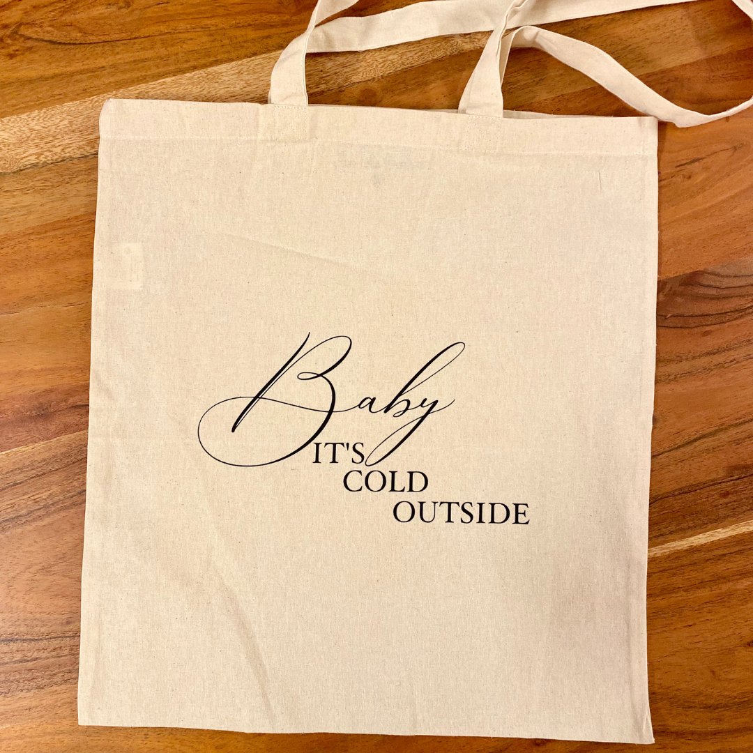 Tote Bags Natalizie con Scritte Originali