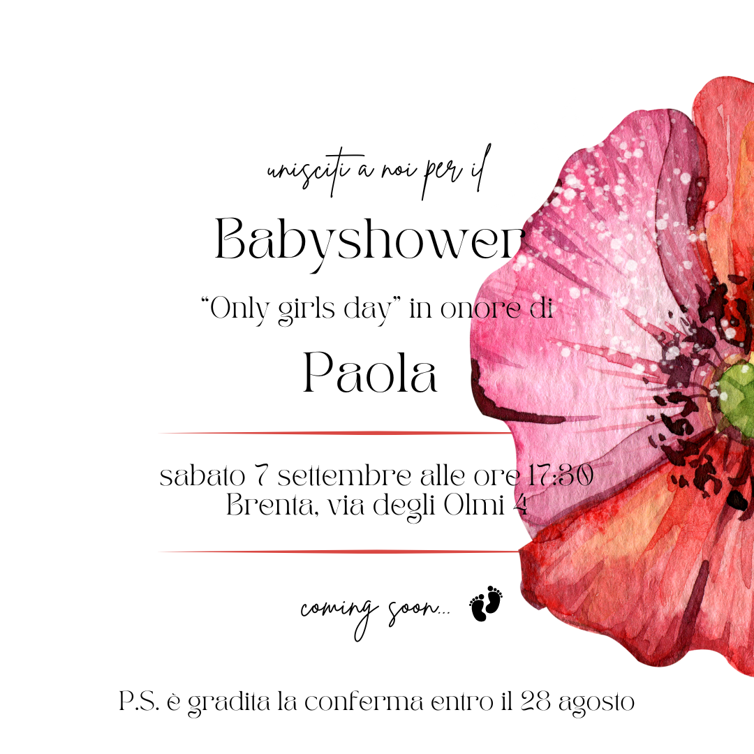 Inviti Originali per Baby Shower e Gender Reveal in Versione Digitale