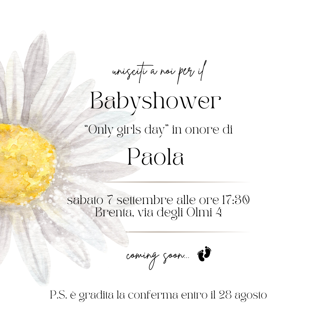 Inviti Originali per Baby Shower e Gender Reveal in Versione Digitale
