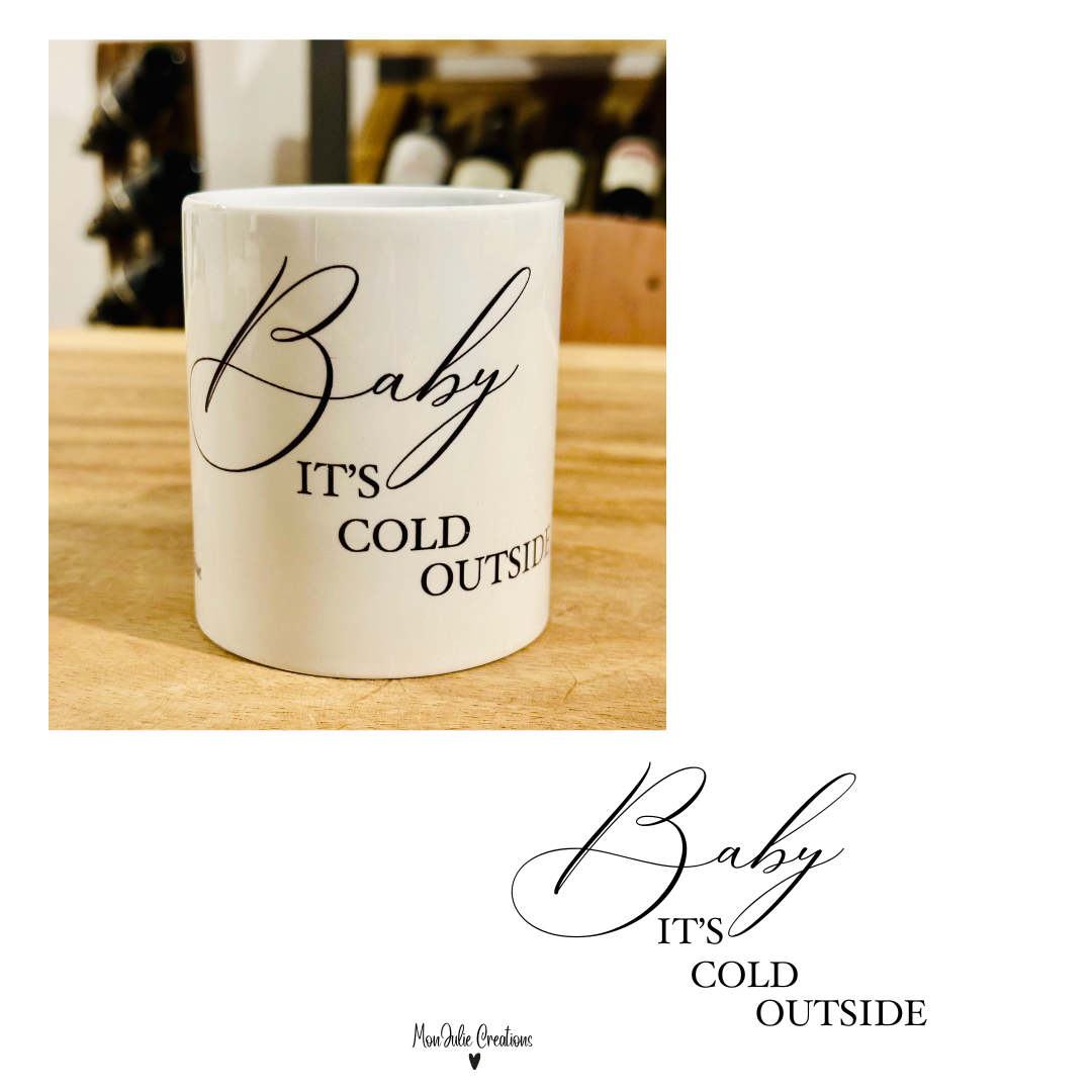 Tazza Mug Natalizia Unica con Scritte Eleganti per un Felice Natale