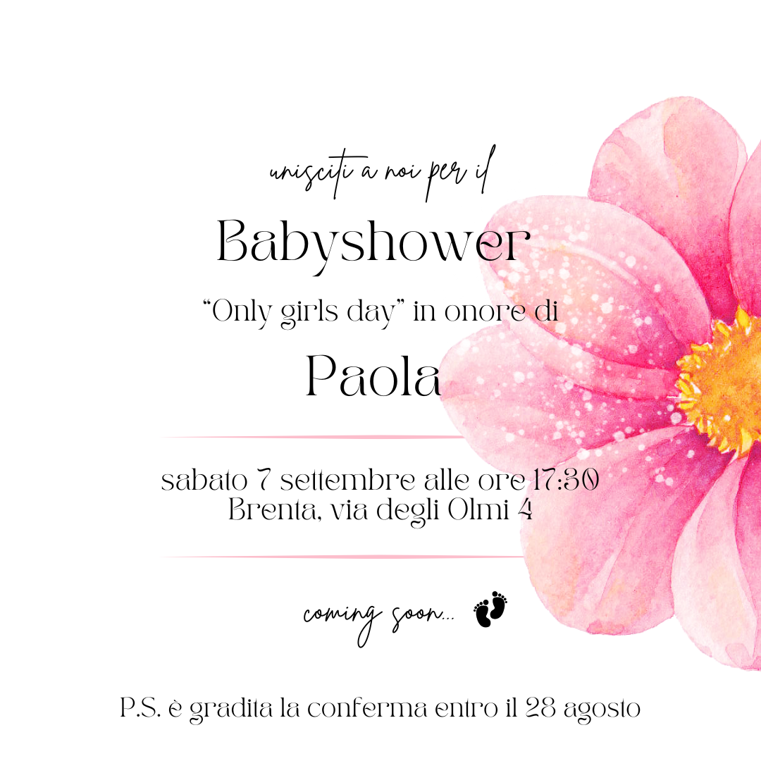 Inviti Originali per Baby Shower e Gender Reveal in Versione Digitale