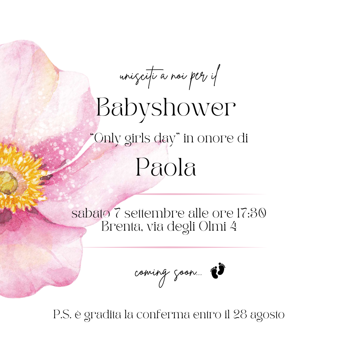 Inviti Originali per Baby Shower e Gender Reveal in Versione Digitale