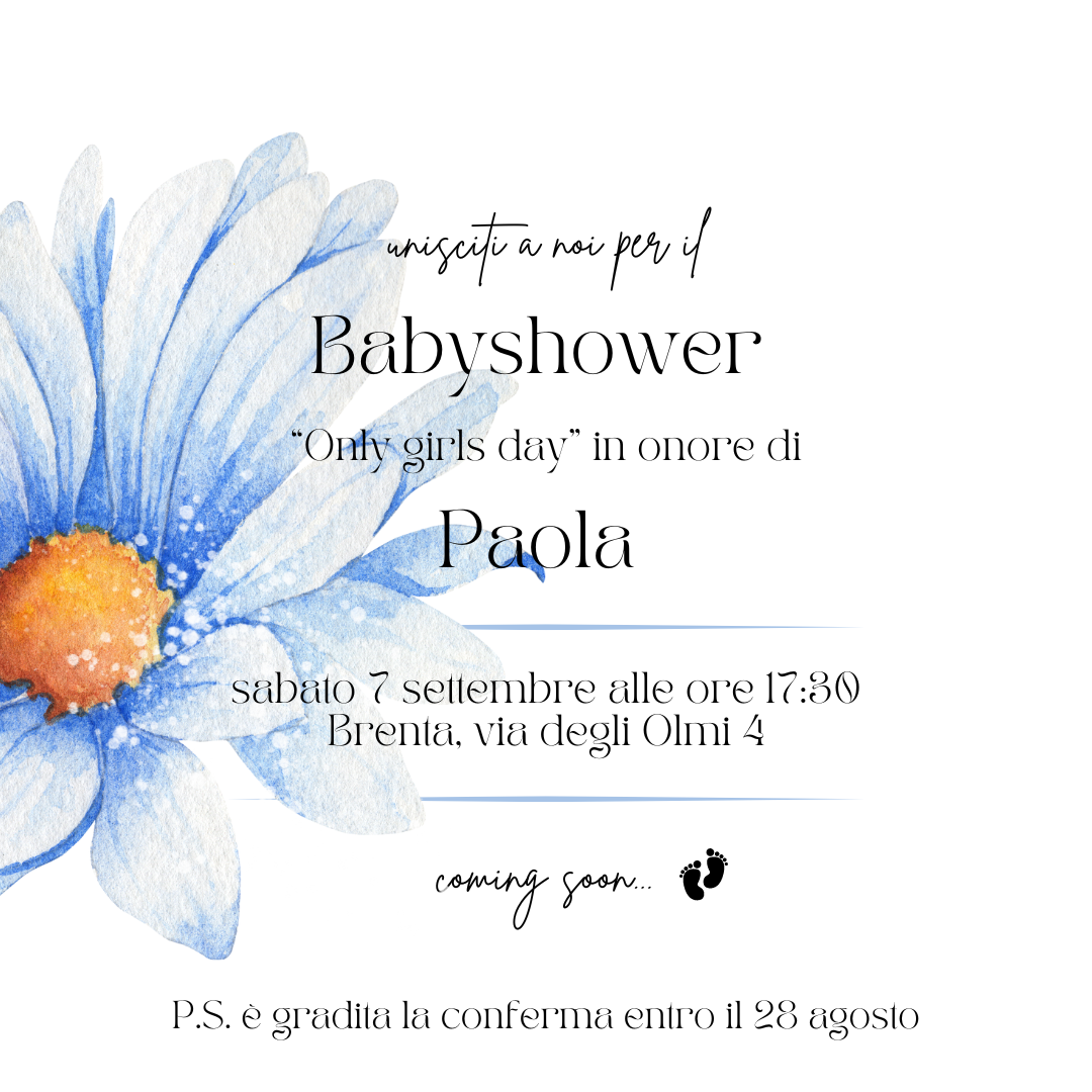 Inviti Originali per Baby Shower e Gender Reveal in Versione Digitale
