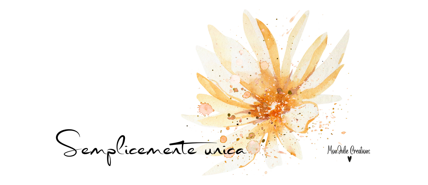 Grafica floreale per tazza con fiore arancio e scritta – regalo unico firmato Monjulie Creations