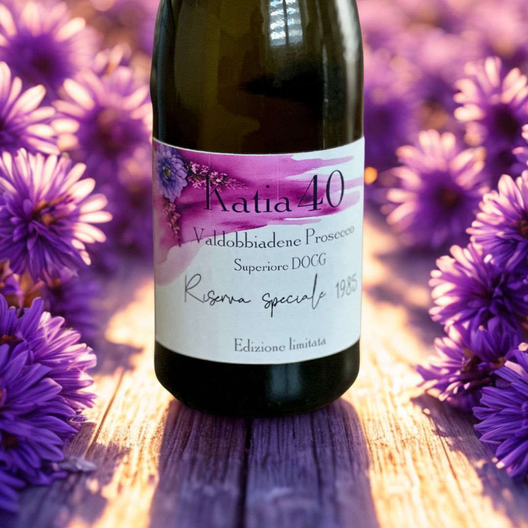 Etchetta personalizzata per bottiglia di vino, prosecco o spumante - ideale per compleanni, anniversari ed eventi speciali