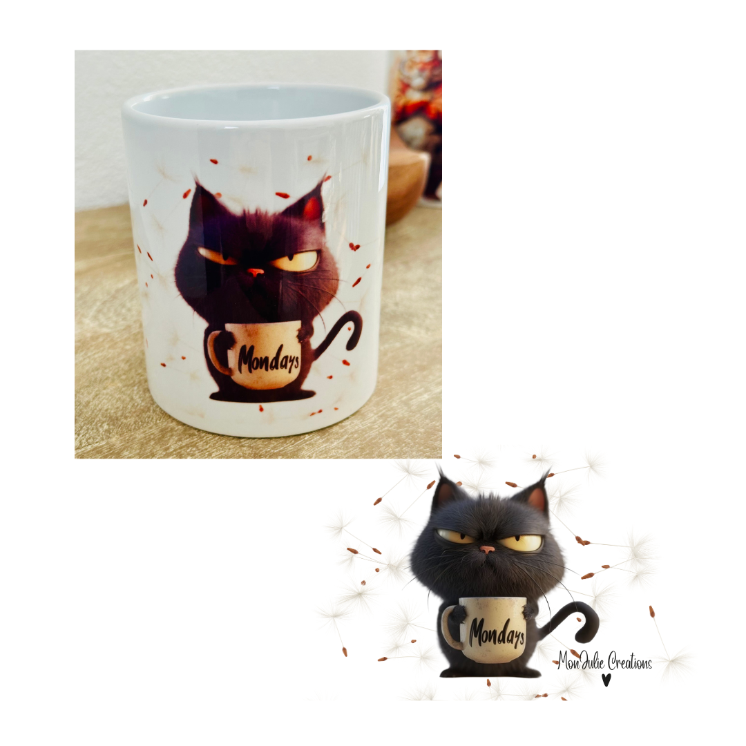 Tazza Mug per il Lunedi' Originale e Ironica con Animali Divertenti