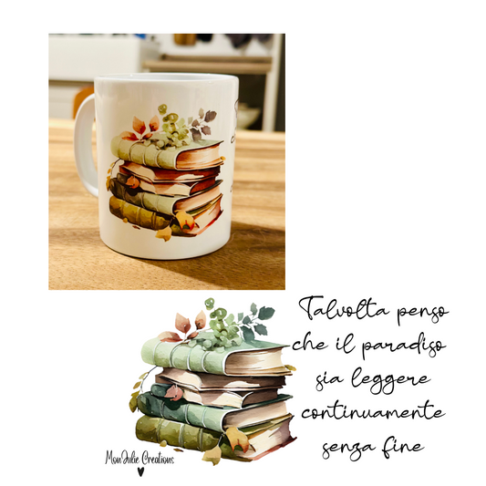 Tazza Mug Originale per Celebrare gli Appassionati dei Libri