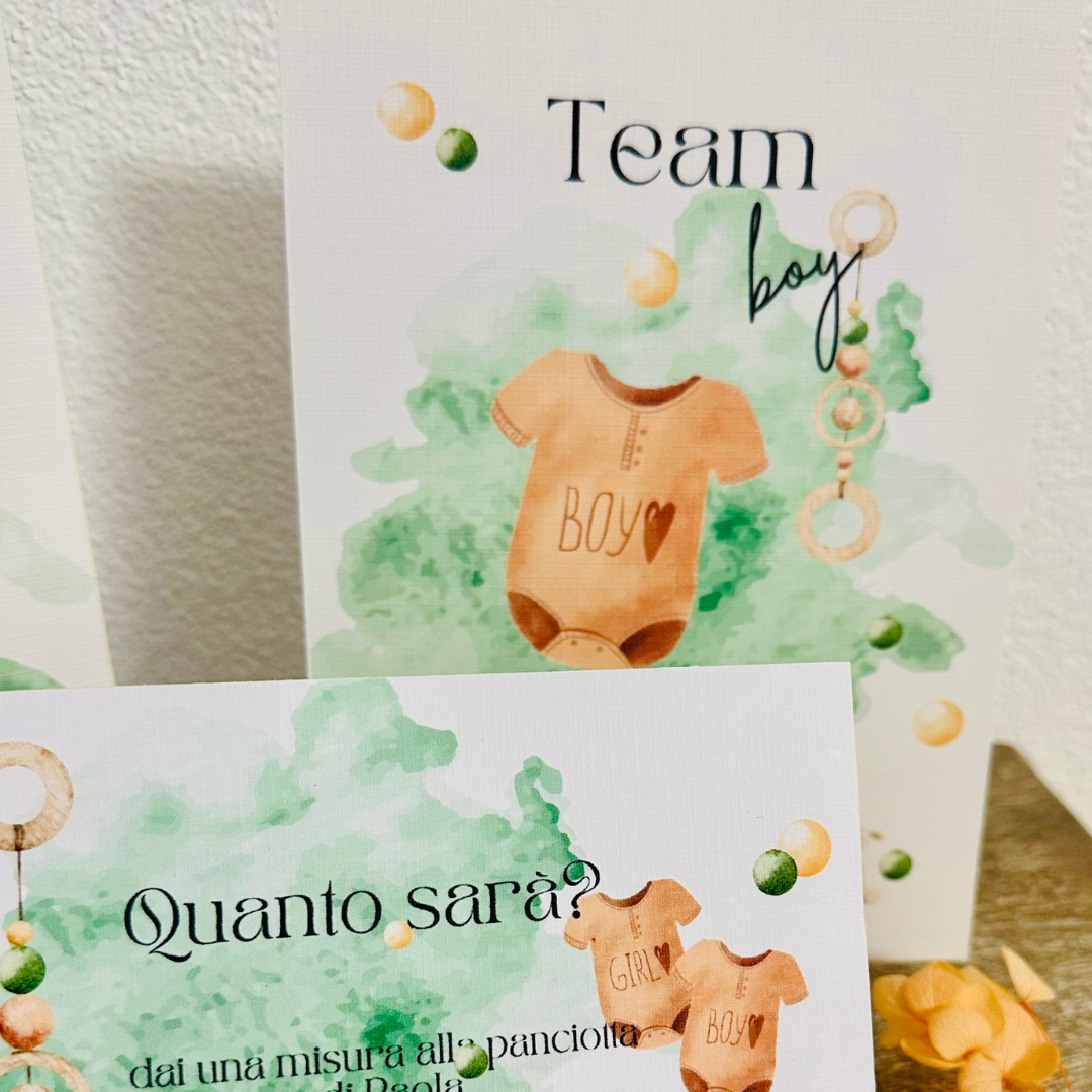 Inviti e giochi originali per gender reveal