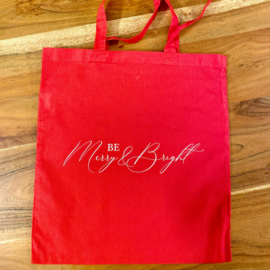 Tote Bags Natalizie con Scritte Originali