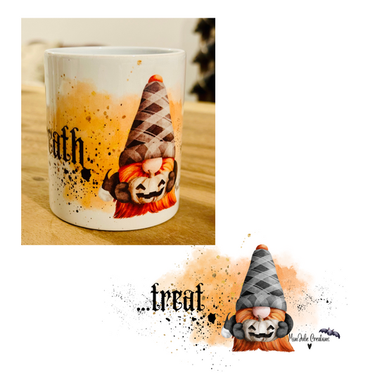 Tazze Mugs di Halloween Originali con una Simpatica Coppia di Gnomi