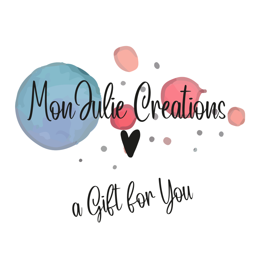 Buono regalo, gift card colorato della MonJulie Creations negozio di tazze originali, candele artigianali e idee regalo personalizzate.