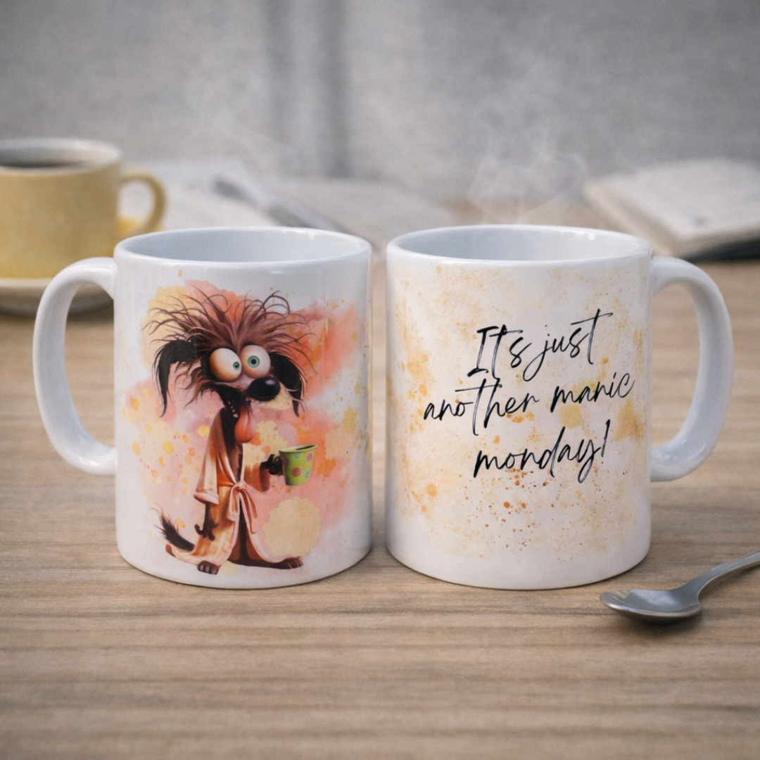 Tazza Mug per il Lunedi' - Originale e Ironica con Animali Divertenti