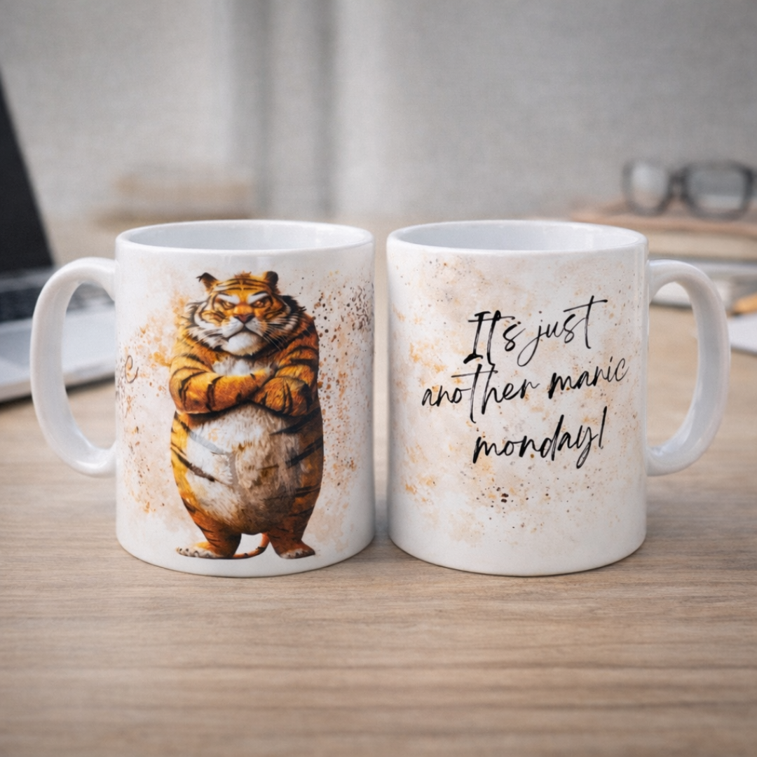 Tazza Mug per il Lunedi' - Originale e Ironica con Animali Divertenti